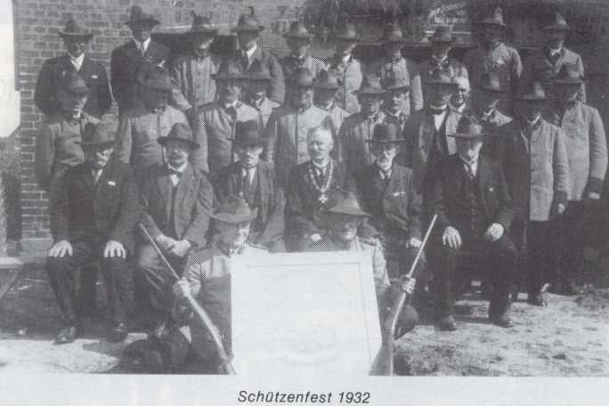 Schützenfest des Schützenvereins Hollenbek e. V. im Jahre 1932